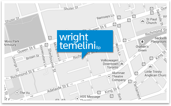 Wright Temelini Office Location Map Image